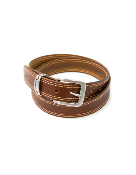 Kožený opasek hnědý